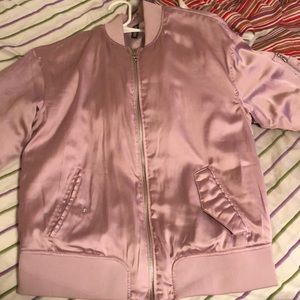 Satin Bomber Jacket